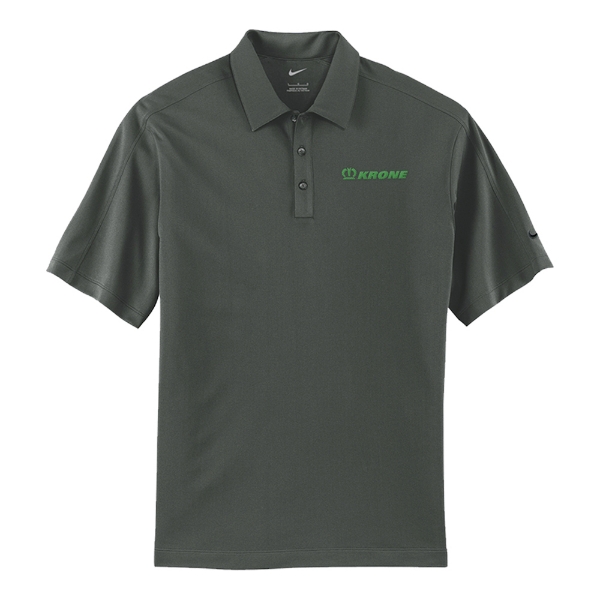Anthracite Mens Nike Tech Sport Dri-FIT Polo Product Image on white background