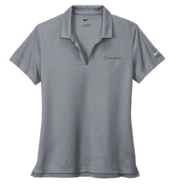 Picture of Nike Ladies Dri-Fit Micro Pique 2.0 Polo - Cool Grey