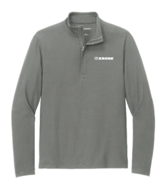 Picture of Port Authority Fairway Stretch 1/4 Zip - Light Grey