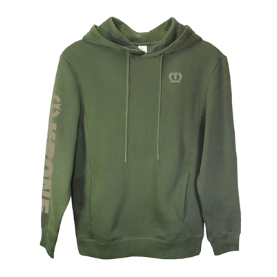 Image of the Krone 2025 Logo Hoodie with Krone logo on the left chest and on the right arm