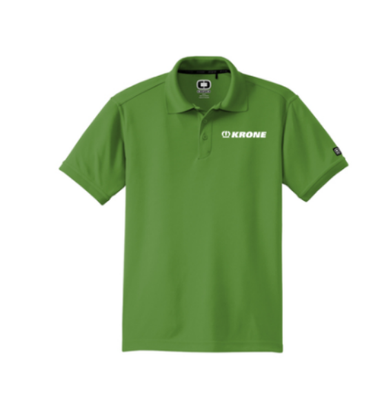 green polo with krone logo