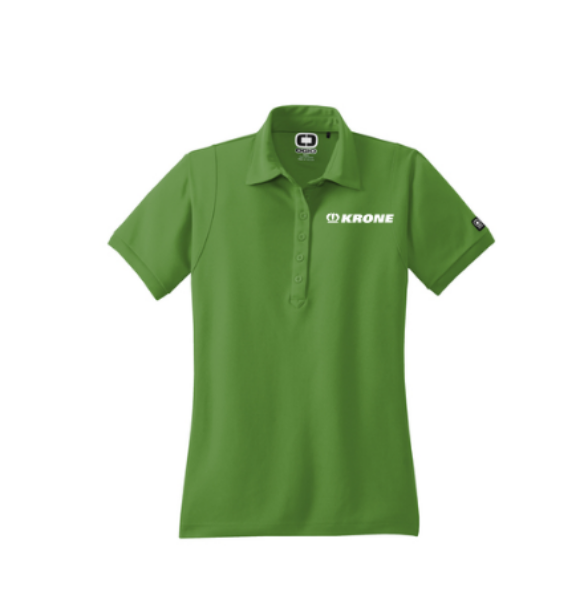 green polo with krone logo