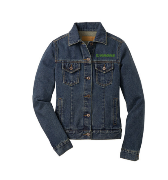 DENIM JACKET WITH KRONE LOGO