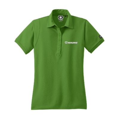 green polo with krone logo