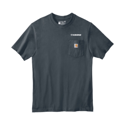 Krone Carhartt Workwear Pocket Short Sleeve Tall T-Shirt in Bluestone