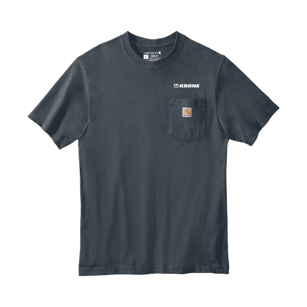 Krone Carhartt Workwear Pocket Short Sleeve Tall T-Shirt in Bluestone