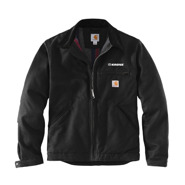 Krone Carhartt Duck Detroit Jacket in Black