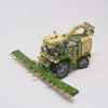 Completed 1:16 metal forage harvester model with wide header attached