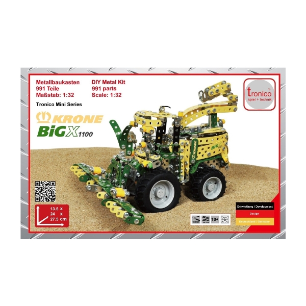 1:32 scale metal construction kit box featuring BiG X 1100 model