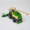 Rear view of 1:32 Krone BiG X 580 forage harvester model showing discharge spout and detailing