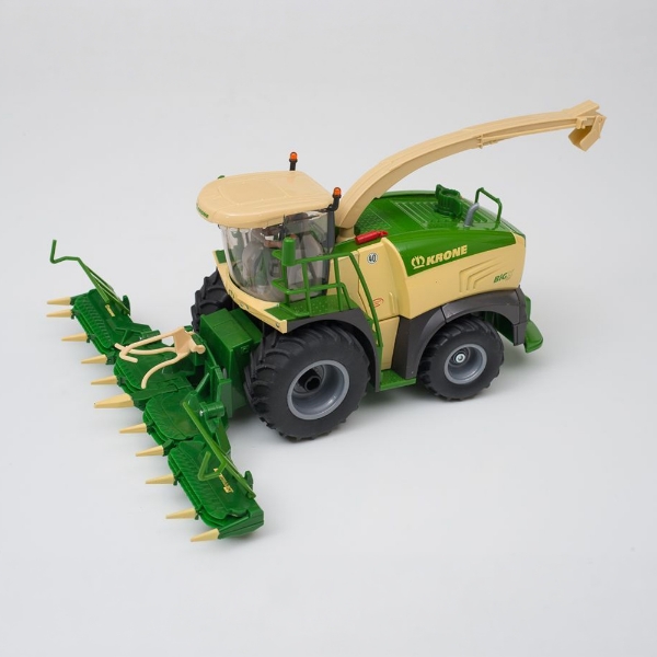 Krone BiG X 580 1:32 scale forage harvester model with attached header by Siku
