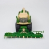 Front view of 1:32 Krone BiG X 580 forage harvester model with crop header attached