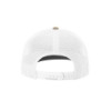 Reliable Cap with white mesh back and adjustable snapback closure, rear view