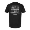 Born to Perform Tee in black with Born to Perform KRONE equipment graphic, back view